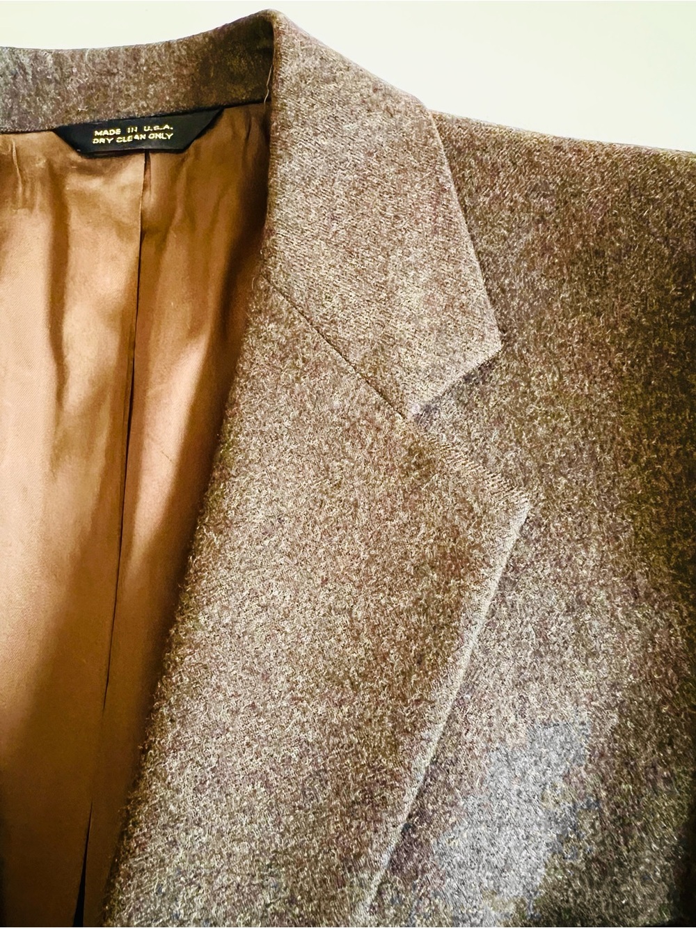 100% Pure Virgin Wool, Men's Tailored Blazer